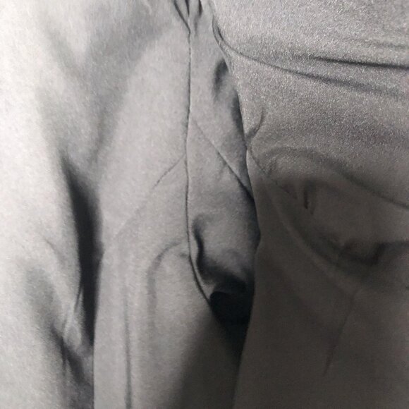 Old Navy Coat Womens 1X Plus Black Wool Blend Asymmetrical Zip Moto Zip Pockets - Picture 14 of 16